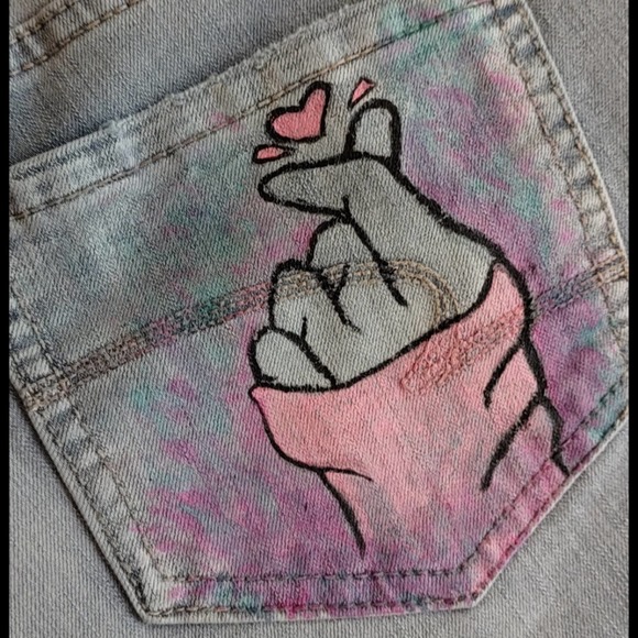 Time and Tru Light Blue Jean Shorts - Picture 2 of 6